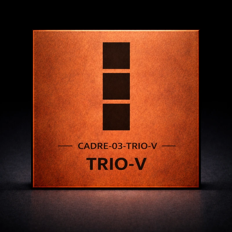 Cadre Bullet Invaders trio vertical