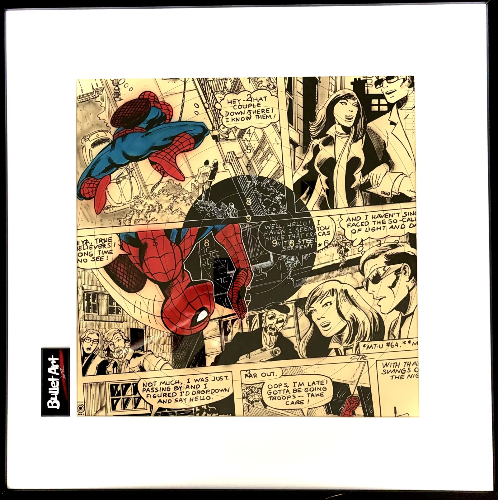 L’araignée salue ses amis