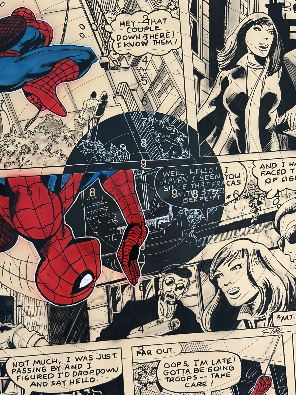 L’araignée salue ses amis