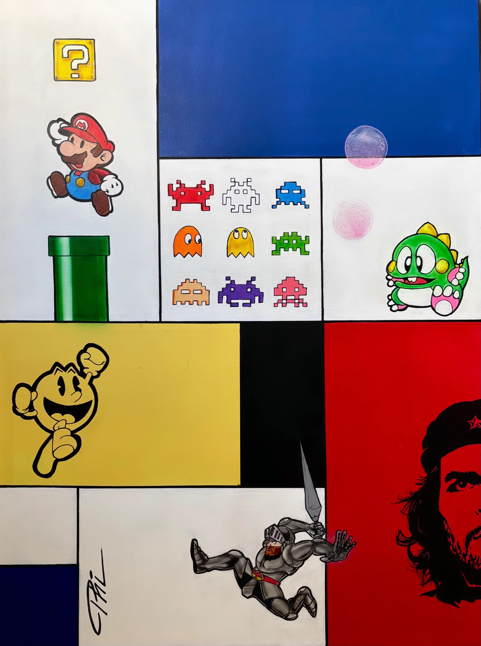 Mondrian Pop -Game Over / Game On